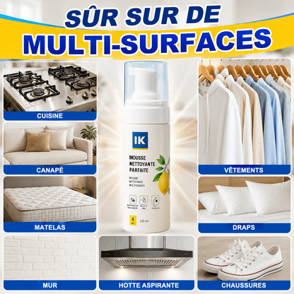 💖DERNIER JOUR : -60 % | Mousse Nettoyante Sans Rinçage — Vaporisez, Essuyez, C'est Propre !