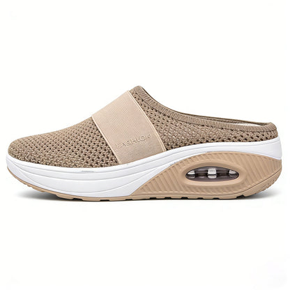 💖DERNIER JOUR DES SOLDES – 80 % DE RÉDUCTION Chaussures de marche slip-on à coussin d’air BQODQO® avec soutien de la voûte plantaire pour femmes