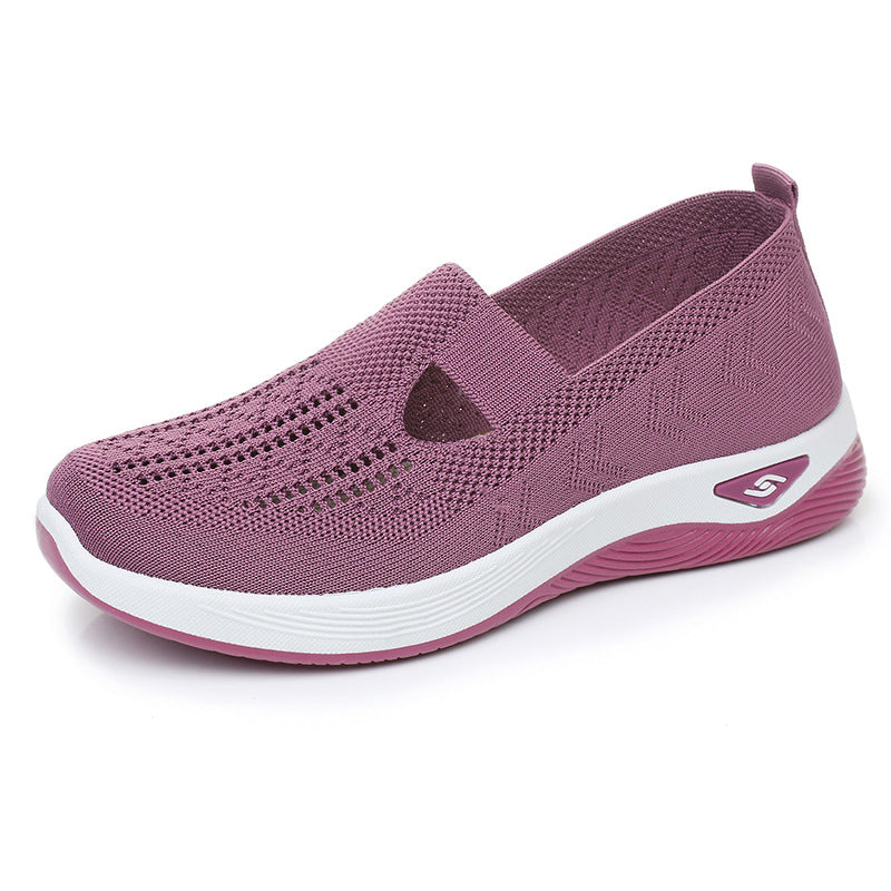 🏆 Best-seller 2026 – Chaussures confort à enfiler pour femmes avec soutien de la voûte plantaire, mousse amortissante, tissu respirant et semelle souple