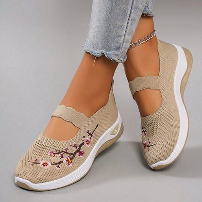 🔥 Dernier jour de promotion : -80 % – Chaussures de marche orthopédiques décontractées et respirantes pour femmes, faciles à enfiler