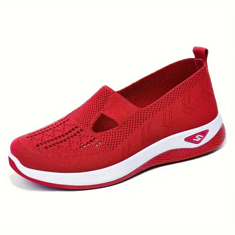 🏆 Best-seller 2026 – Chaussures confort à enfiler pour femmes avec soutien de la voûte plantaire, mousse amortissante, tissu respirant et semelle souple