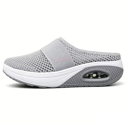 💖DERNIER JOUR DES SOLDES – 80 % DE RÉDUCTION Chaussures de marche slip-on à coussin d’air BQODQO® avec soutien de la voûte plantaire pour femmes