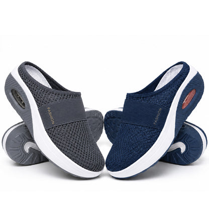 DERNIER JOUR DES SOLDES – 80 % DE RÉDUCTION Chaussures de marche slip-on à coussin d’air BQODQO® avec soutien de la voûte plantaire pour femmes