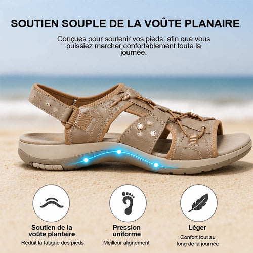 Livraison gratuite !🏆 Meilleure Vente 2026 – Les Sandales à Soutien de Voûte Plantaire Ultra-Confortables et Réglables les Plus Appréciées des Femmes ☁️💆‍♀️