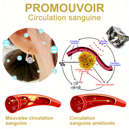 🔥DERNIER JOUR – 80 % DE RÉDUCTION🔥 🎉CZTICLE® Lymphvity MagneTherapy Boucles d’oreilles en germanium 🍃 sensation plus légère, se sentir mieux au quotidien, plus de confiance dans ses vêtements