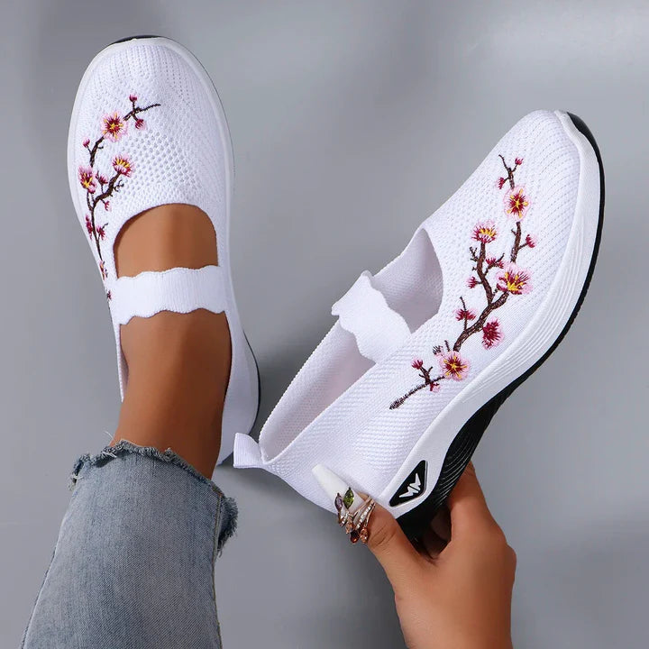 🔥 Dernier jour de promotion : -80 % – Chaussures de marche orthopédiques décontractées et respirantes pour femmes, faciles à enfiler