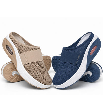 DERNIER JOUR DES SOLDES – 80 % DE RÉDUCTION Chaussures de marche slip-on à coussin d’air BQODQO® avec soutien de la voûte plantaire pour femmes