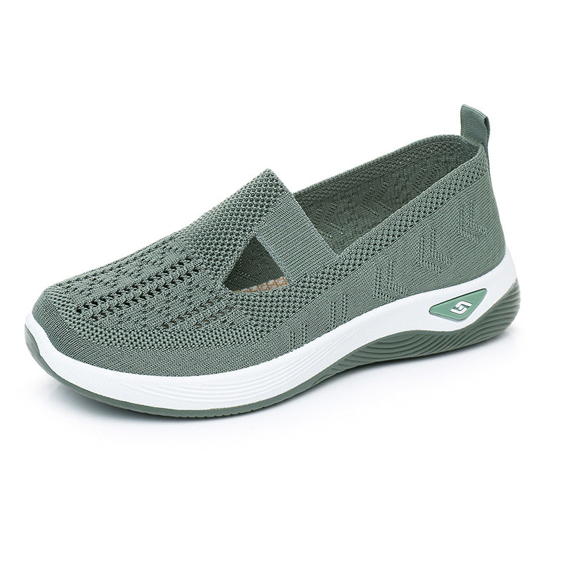 🏆 Best-seller 2026 – Chaussures confort à enfiler pour femmes avec soutien de la voûte plantaire, mousse amortissante, tissu respirant et semelle souple
