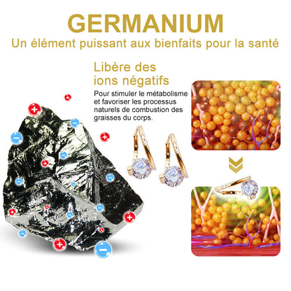 🔥DERNIER JOUR – 80 % DE RÉDUCTION🔥 🎉CZTICLE® Lymphvity MagneTherapy Boucles d’oreilles en germanium 🍃 sensation plus légère, se sentir mieux au quotidien, plus de confiance dans ses vêtements