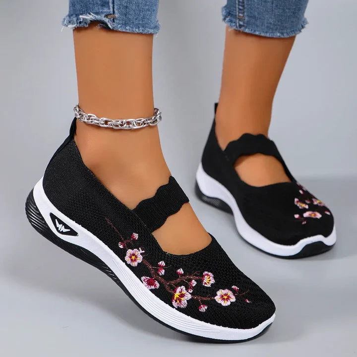 🔥 Dernier jour de promotion : -80 % – Chaussures de marche orthopédiques décontractées et respirantes pour femmes, faciles à enfiler