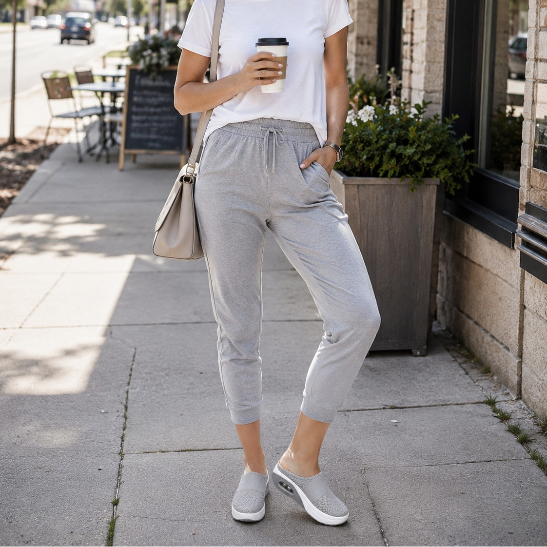 (DERNIER JOUR – SOLDES 80%🔥)Nouvelles chaussures de marche premium à coussin d’air avec soutien de la voûte plantaire
