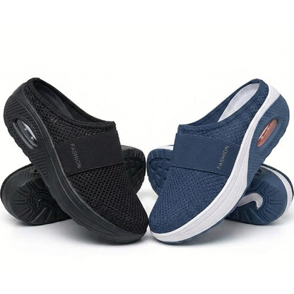 DERNIER JOUR DES SOLDES – 80 % DE RÉDUCTION Chaussures de marche slip-on à coussin d’air BQODQO® avec soutien de la voûte plantaire pour femmes