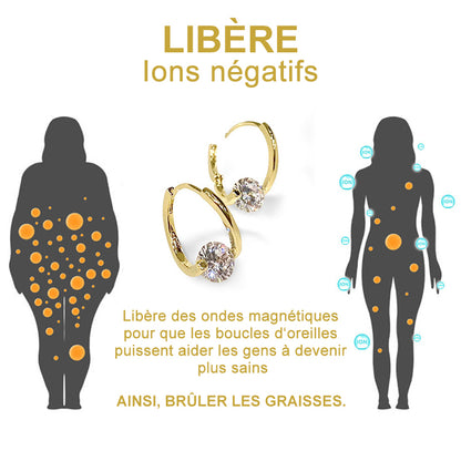 🔥DERNIER JOUR – 80 % DE RÉDUCTION🔥 🎉CZTICLE® Lymphvity MagneTherapy Boucles d’oreilles en germanium 🍃 sensation plus légère, se sentir mieux au quotidien, plus de confiance dans ses vêtements