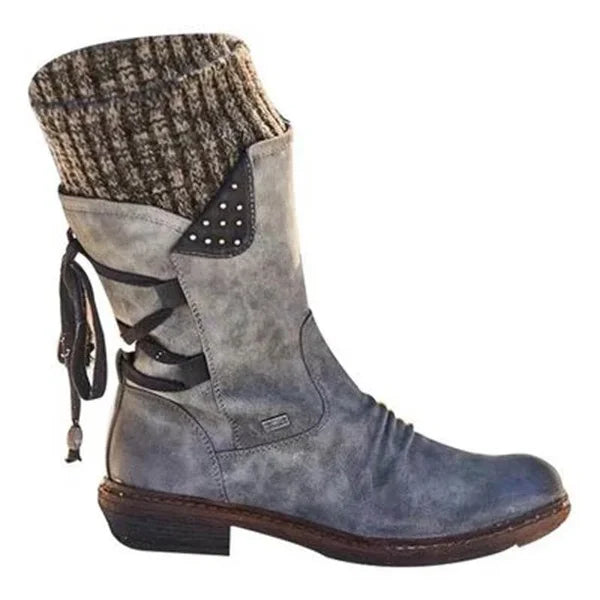 Bottes Orthopédiques d'Hiver pour Femmes – Soutien Voûte Plantaire, Laine Chaude & Confort Optimal