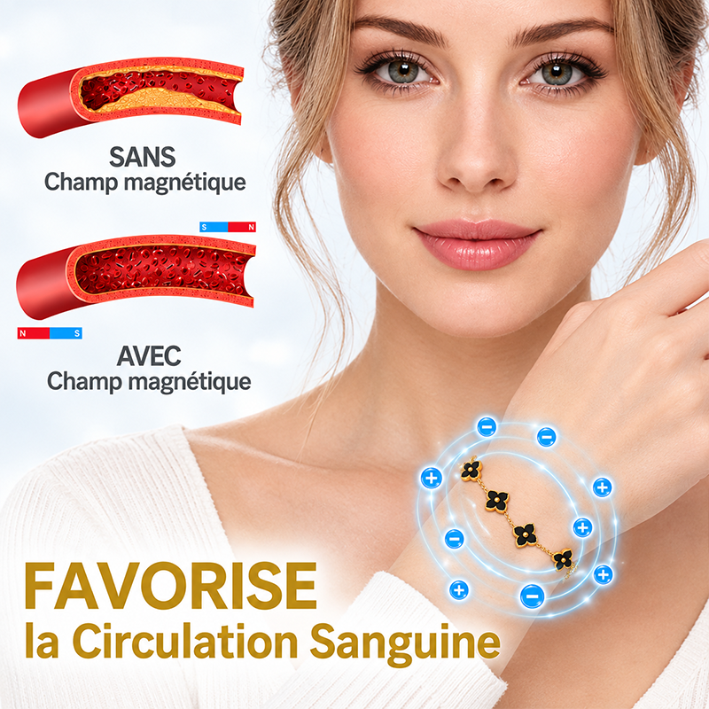 DERNIER JOUR : -80% CZTICLE® Bracelet magnétique Lymphvity au germanium
