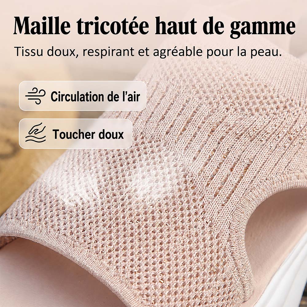 🏆 Meilleure Vente 2026-Sandales Plateforme Femme en Maille Respirante