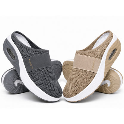 DERNIER JOUR DES SOLDES – 80 % DE RÉDUCTION Chaussures de marche slip-on à coussin d’air BQODQO® avec soutien de la voûte plantaire pour femmes