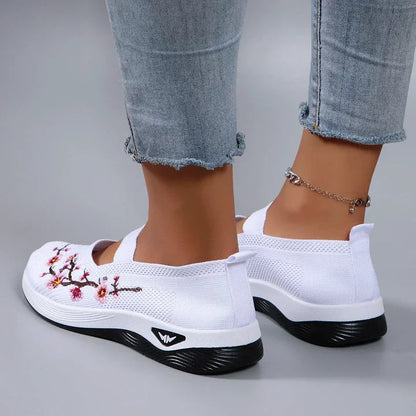 🔥 Dernier jour de promotion : -80 % – Chaussures de marche orthopédiques décontractées et respirantes pour femmes, faciles à enfiler
