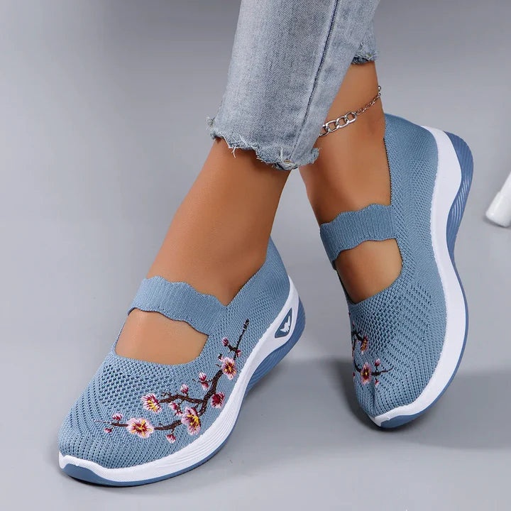 🔥 Dernier jour de promotion : -80 % – Chaussures de marche orthopédiques décontractées et respirantes pour femmes, faciles à enfiler