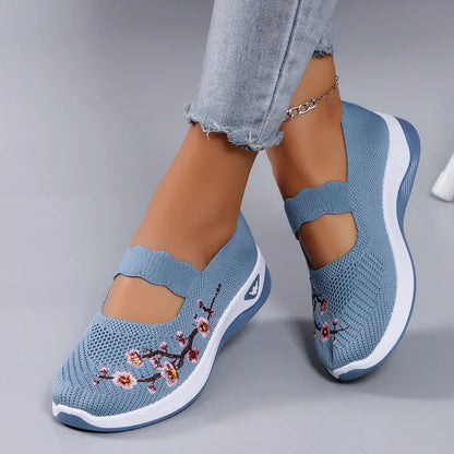 🔥 Dernier jour de promotion : -80 % – Chaussures de marche orthopédiques décontractées et respirantes pour femmes, faciles à enfiler