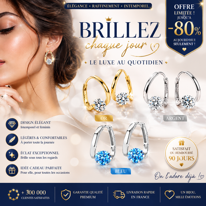 🏆 OFFRE DE DERNIÈRE CHANCE – JUSQU’À -80 % 🔥 CZTICLE® Boucles d’oreilles en germanium ✨