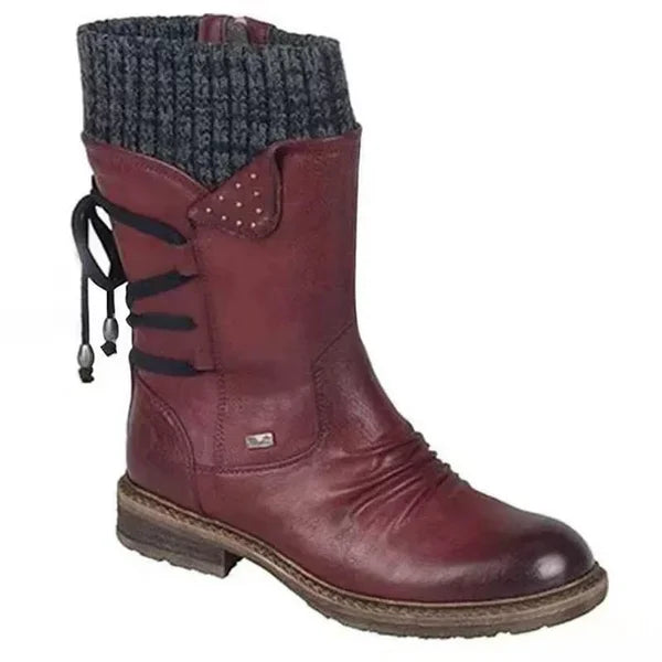 Bottes Orthopédiques d'Hiver pour Femmes – Soutien Voûte Plantaire, Laine Chaude & Confort Optimal