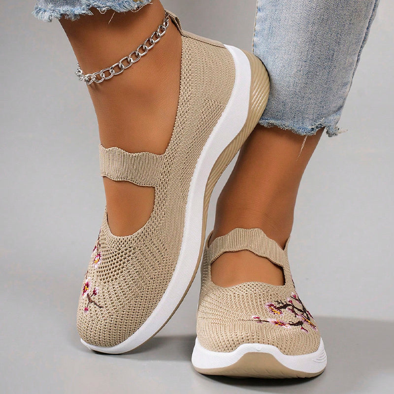 🔥 Dernier jour de promotion : -80 % – Chaussures de marche orthopédiques décontractées et respirantes pour femmes, faciles à enfiler