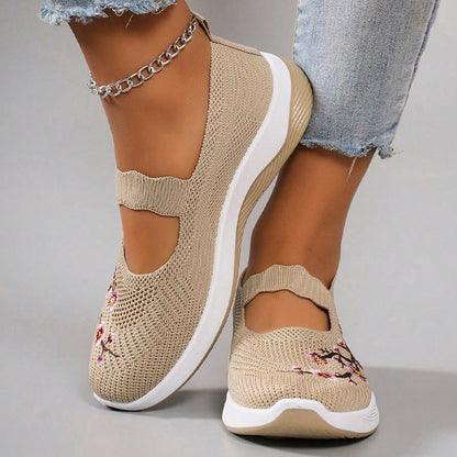 🔥 Dernier jour de promotion : -80 % – Chaussures de marche orthopédiques décontractées et respirantes pour femmes, faciles à enfiler