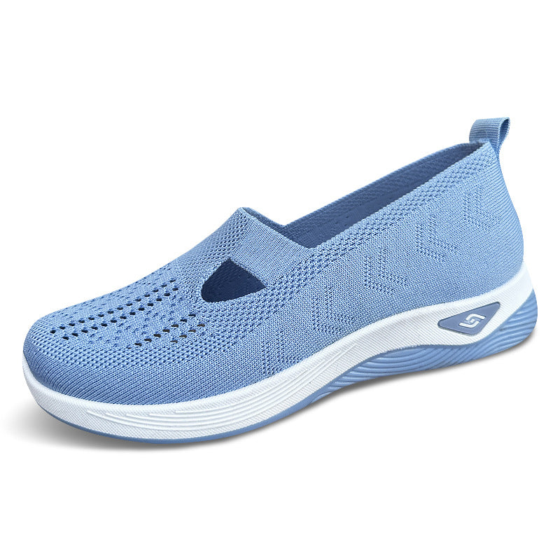🏆 Best-seller 2026 – Chaussures confort à enfiler pour femmes avec soutien de la voûte plantaire, mousse amortissante, tissu respirant et semelle souple