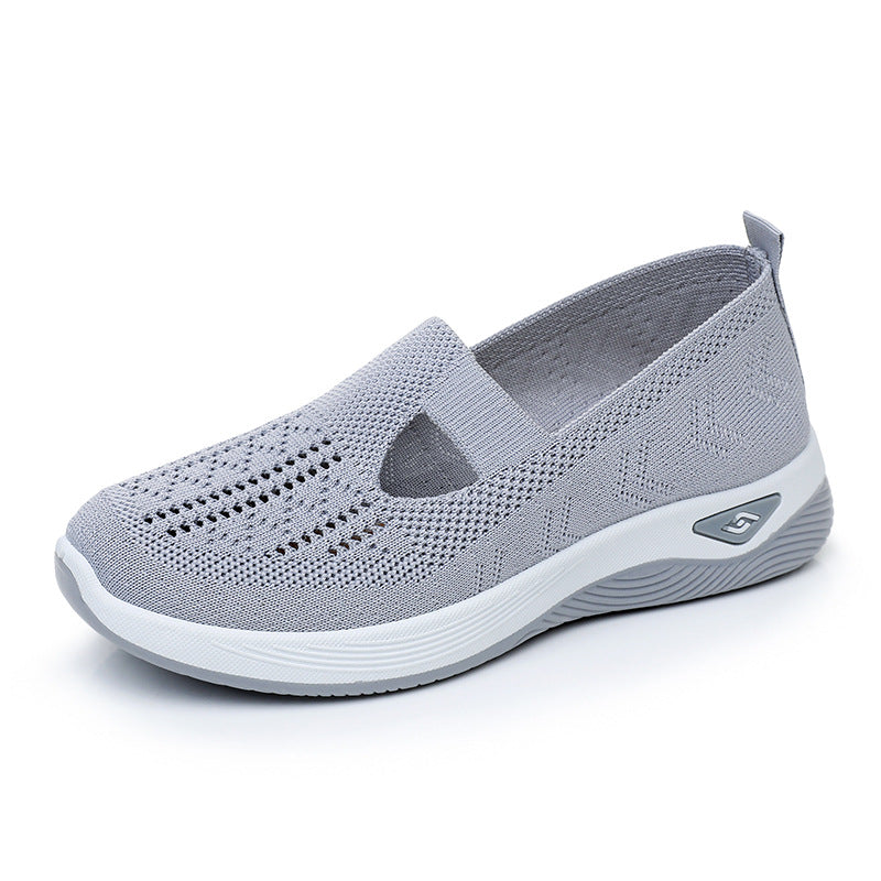 🏆 Best-seller 2026 – Chaussures confort à enfiler pour femmes avec soutien de la voûte plantaire, mousse amortissante, tissu respirant et semelle souple