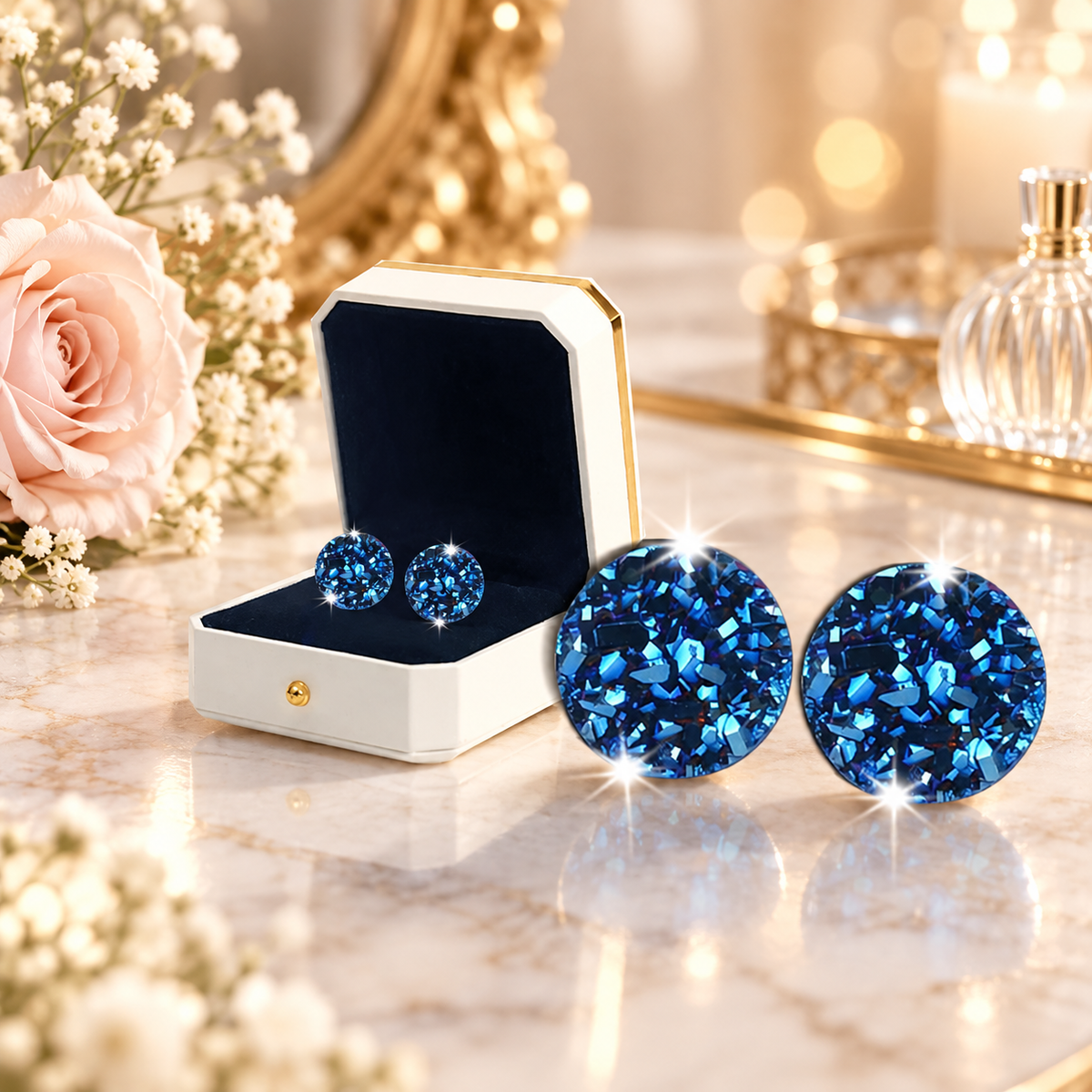 🔥 DERNIER JOUR – -80 % 💎Boucles d’oreilles en germanium Czticle® Histone Magnetology Lymphvity