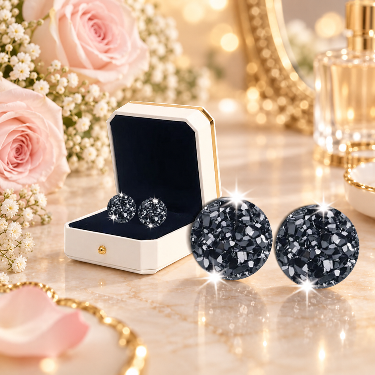 🔥 DERNIER JOUR – -80 % 💎Boucles d’oreilles en germanium Czticle® Histone Magnetology Lymphvity