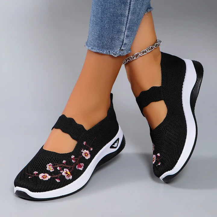 🔥 Dernier jour de promotion : -80 % – Chaussures de marche orthopédiques décontractées et respirantes pour femmes, faciles à enfiler
