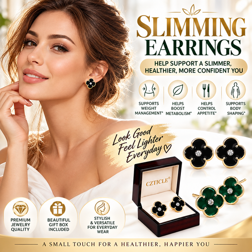 🔥 DERNIER JOUR : -80% CZTICLE® Boucles d’Oreilles Magnétiques – Bien-Être & Objectif Minceur