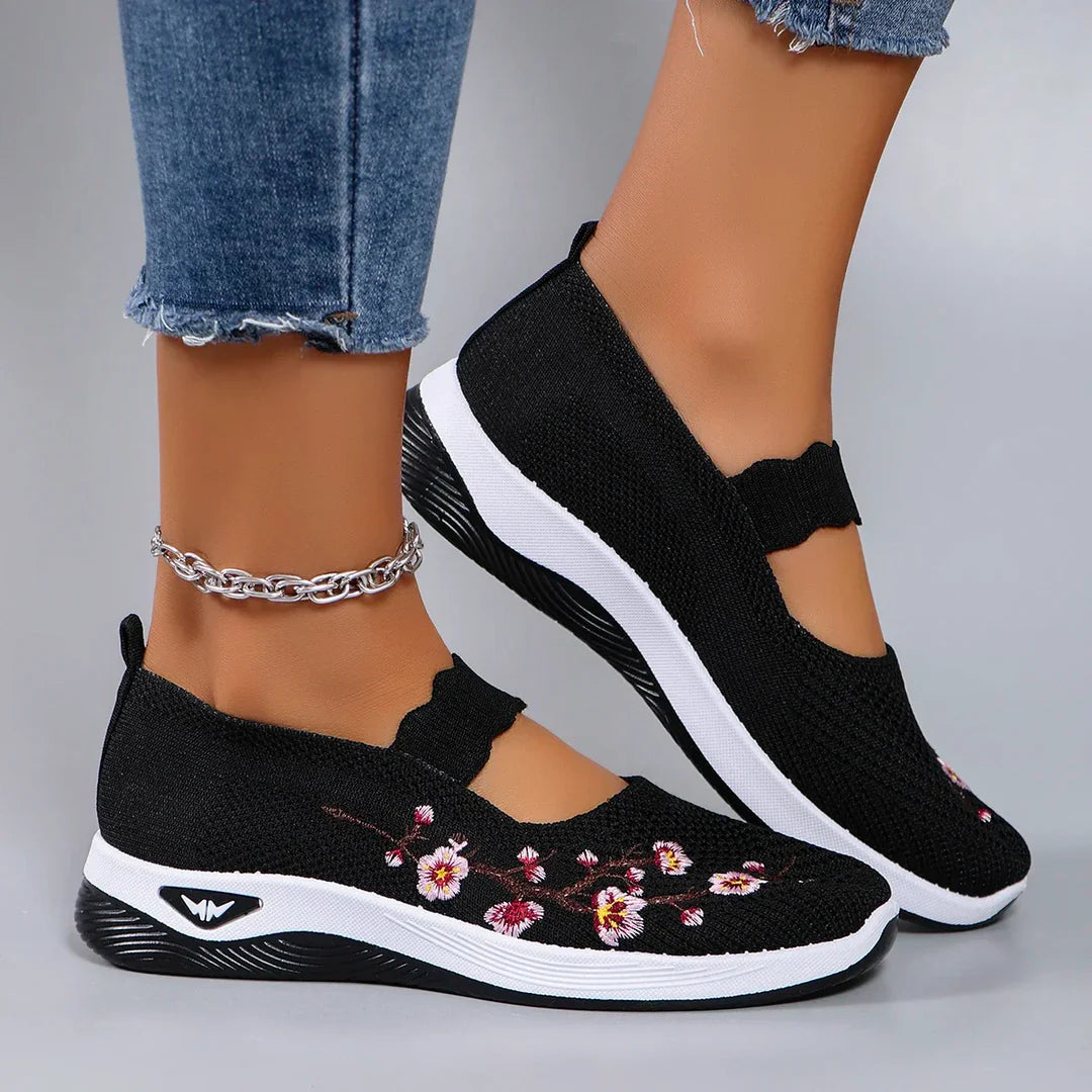 🔥 Dernier jour de promotion : -80 % – Chaussures de marche orthopédiques décontractées et respirantes pour femmes, faciles à enfiler