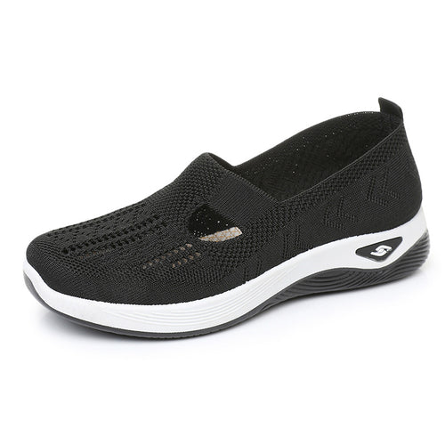 🏆 Best-seller 2026 – Chaussures confort à enfiler pour femmes avec soutien de la voûte plantaire, mousse amortissante, tissu respirant et semelle souple