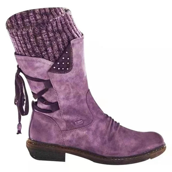 Bottes Orthopédiques d'Hiver pour Femmes – Soutien Voûte Plantaire, Laine Chaude & Confort Optimal
