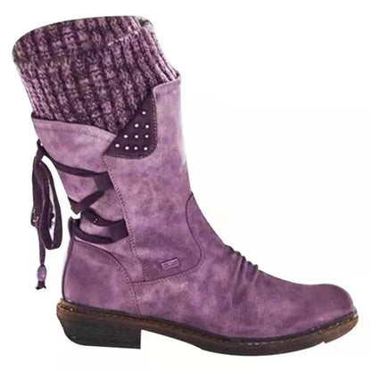 Bottes Orthopédiques d'Hiver pour Femmes – Soutien Voûte Plantaire, Laine Chaude & Confort Optimal